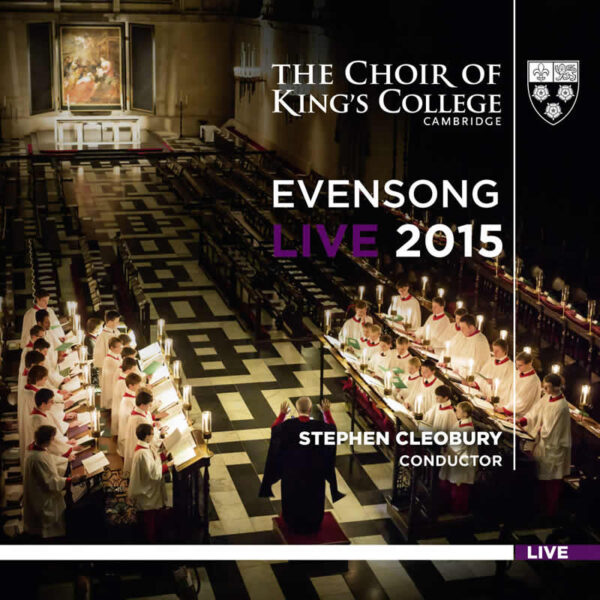 Evensong Live 2015 front cover