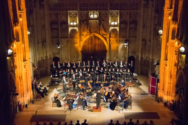 The Choir and orchestra