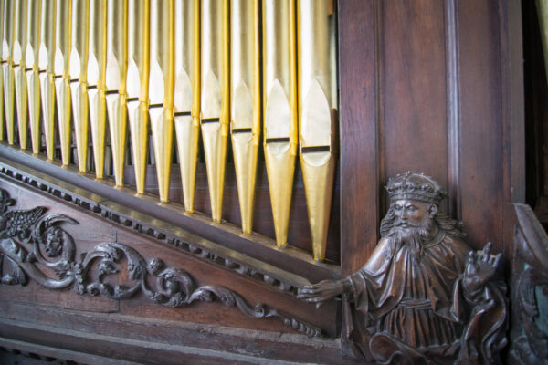 Close up with the Chapel organ