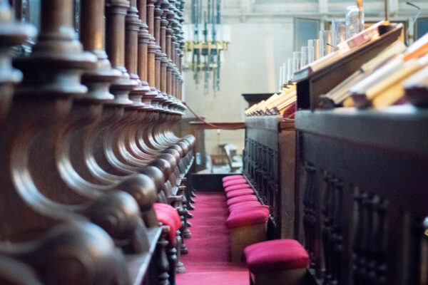 The stalls of King's College Chapel