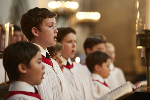 The Choir rehearsing