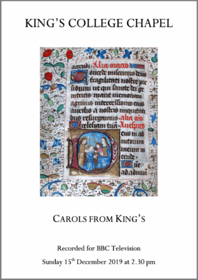 Carols from King's service paper cover