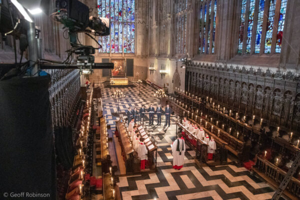 Filming Carols from King's