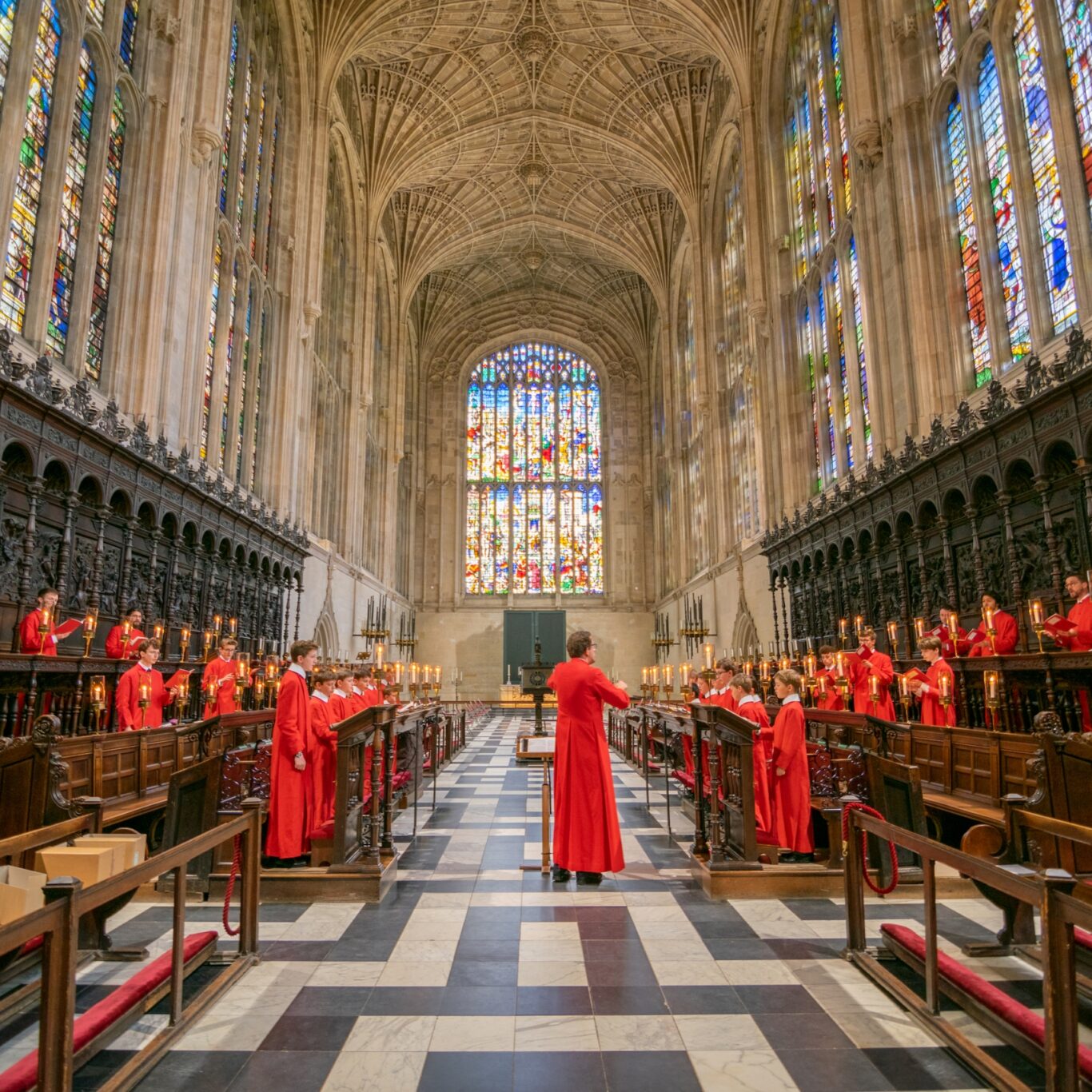 King's College Choir recorded In the Bleak Midwinter spaced apart