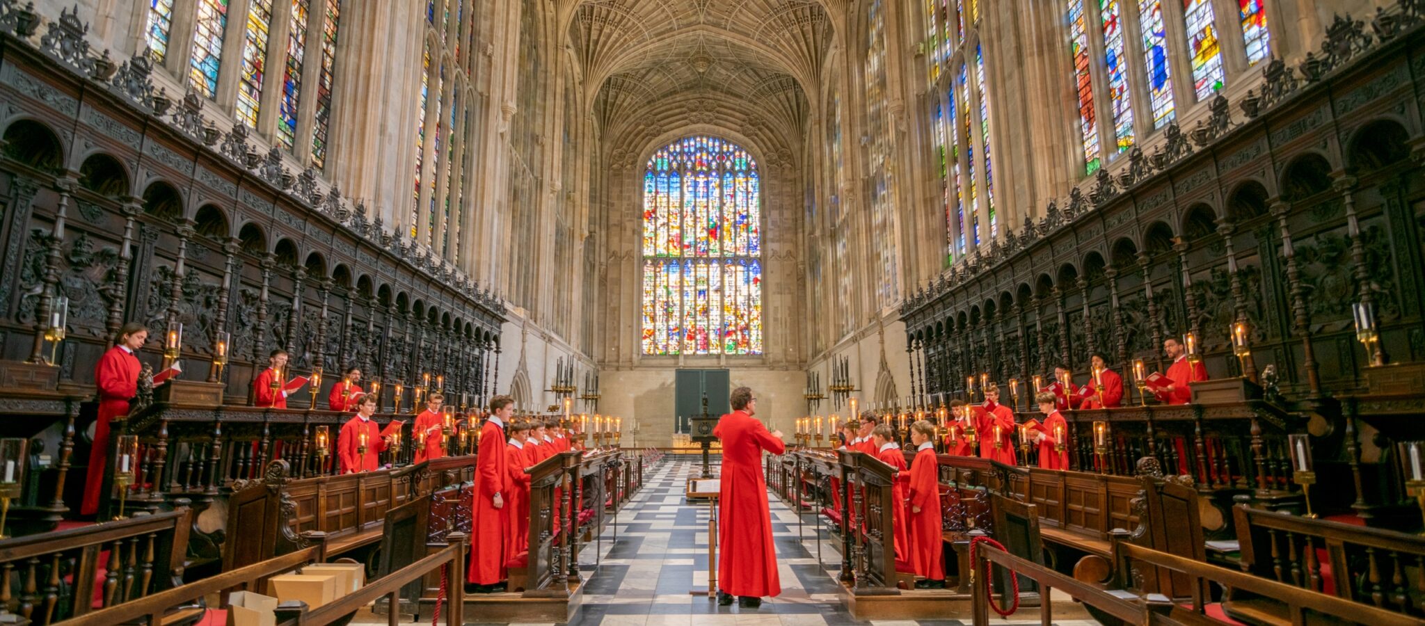 King's College Choir recorded In the Bleak Midwinter spaced apart