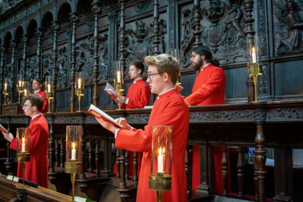 King's College Choir recorded In the Bleak Midwinter spaced apart